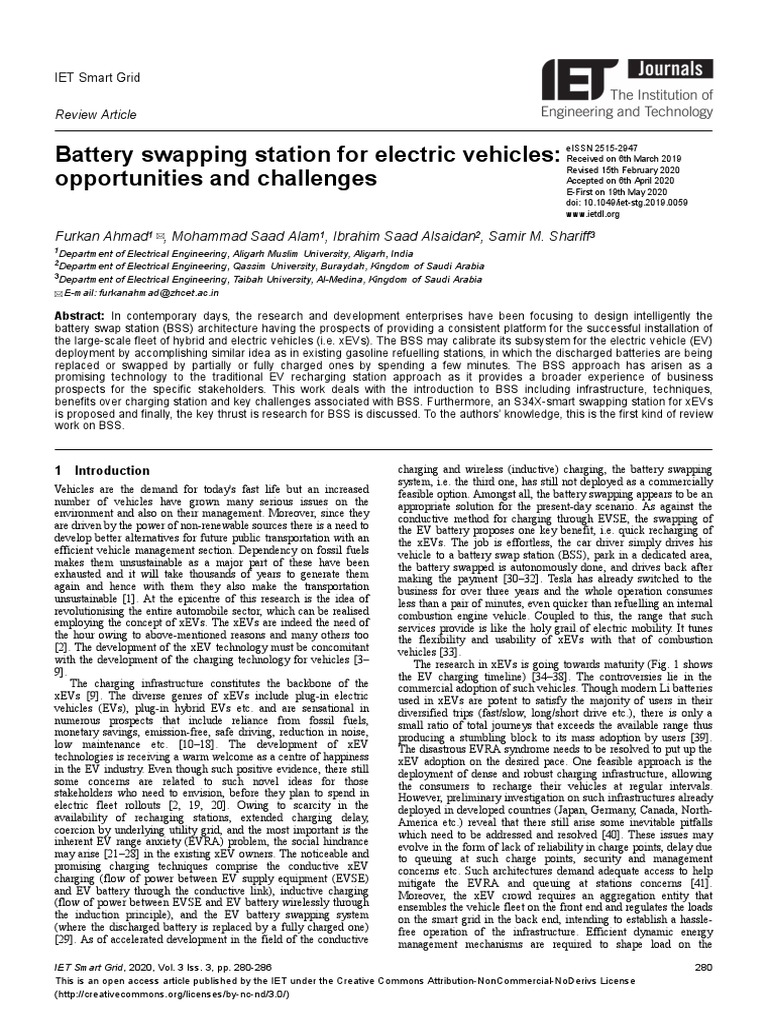 Battery Swapping Stations for EVs: Pros and Cons | PDF | Battery ...