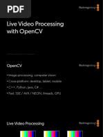 Blackmagic Live Video Processing With OpenCV