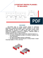 Cofrag Portant Pentru Planșee Tip BAU-DECK