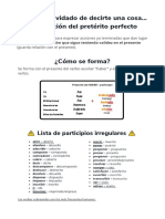 Formación del pretérito perfecto(SpanishwithVicente)