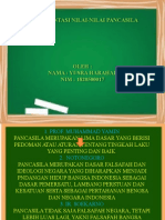 Implementasi Nilai-Nilai Pancasila Yusra HRP PPT 2