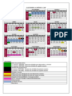 Calendário Acadêmico - 2022