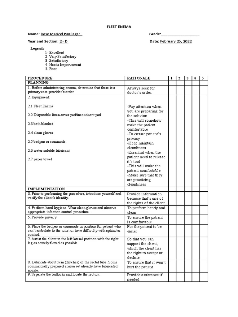 Fleet enema pdf patient clinical medicine