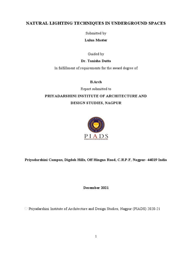 Report | PDF | Lighting | Electromagnetic Radiation