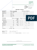 Resultados de exames médicos detalhados