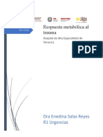 Respuesta metabólica al trauma (RMetTrauma