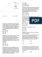 Equações matemáticas