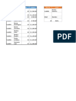 Ejercicio de Excel de Buscar H y V