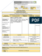 SESION DE APRENDIZAJE 3 Año 28 SETIEMBRE