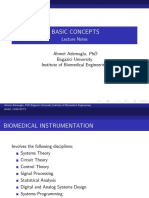 Basic Concepts Bioinstrumention