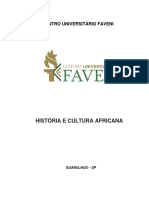 Apostila História e Cultura Africana