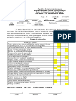 Escala de Estimacion para Entregar