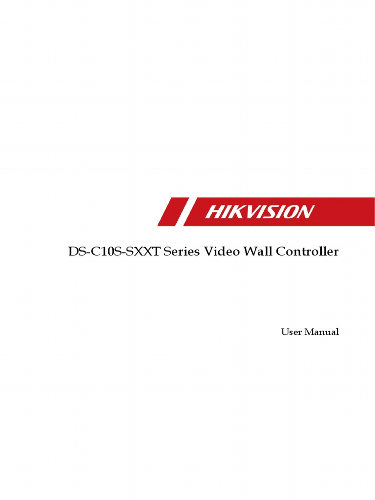 UD13007B Baseline User Manual of DSC10SSXXT Series Video Wall
