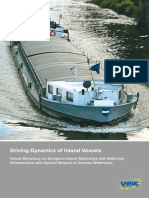 Driving Dynamics of Inland Vessels On German Waterways