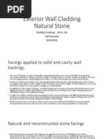 Stone Cladding Fixing Methods Overview | PDF | Adhesive | Wall