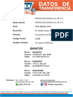 Datos de Transferencia Juarez