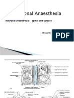 Regional Anaesthesia: Spinal and Epidural Techniques