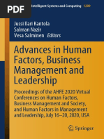 Advances in Human Factors, Business Management and Leadership