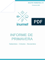 Informe Estacional PRIMAVERA