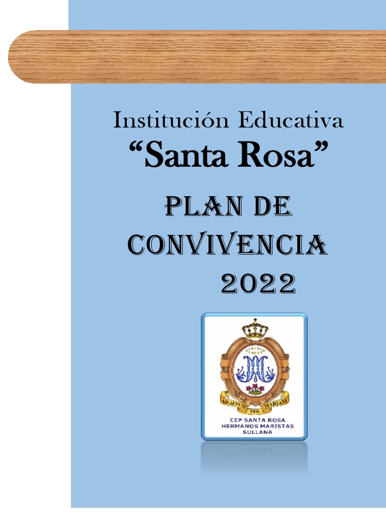 Plan de Convivencia Escolar 2022 | PDF | La violencia contra las mujeres