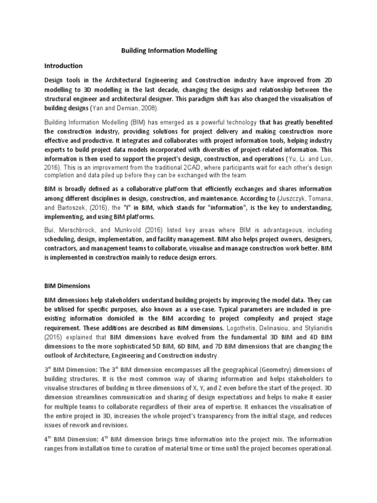 BIM for AEC Professionals | PDF | Building Information Modeling | Business