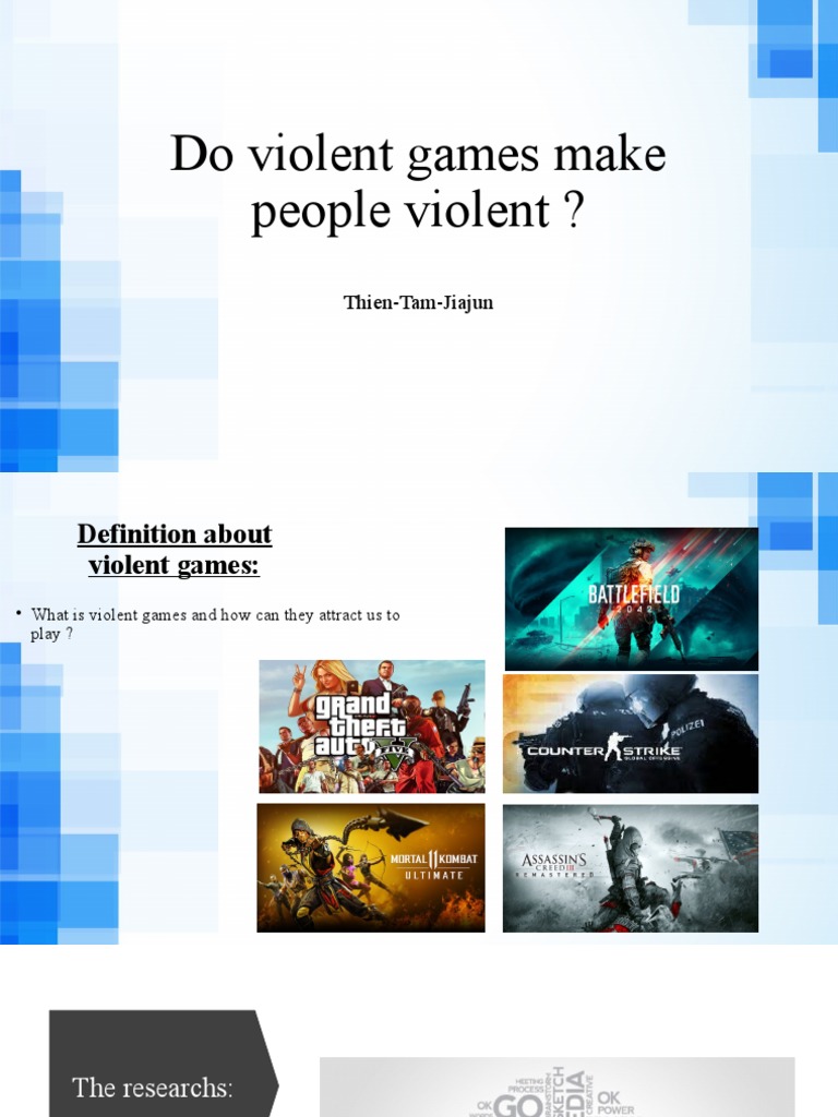 thesis about violent video games