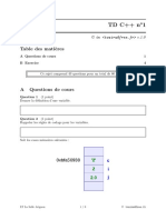 Exercices C++ Langage 1