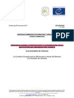 Principios Sobre La Protección y La Promoción de La Institución Del Defensor Del Pueblo