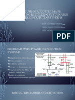 The Use of Acoustic Image Processing in Building Sustainable Power Distribution Systems