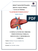 Complicaciones de Cirrosis Hemorragia Variceal