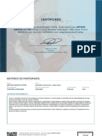 ARTHUR SANTOS LETTRÉ - Certificado Atividade Correcional - Visão Geral