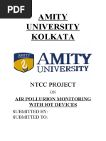 Air Pollution Monitoring With IOT Decice Report File NTCC