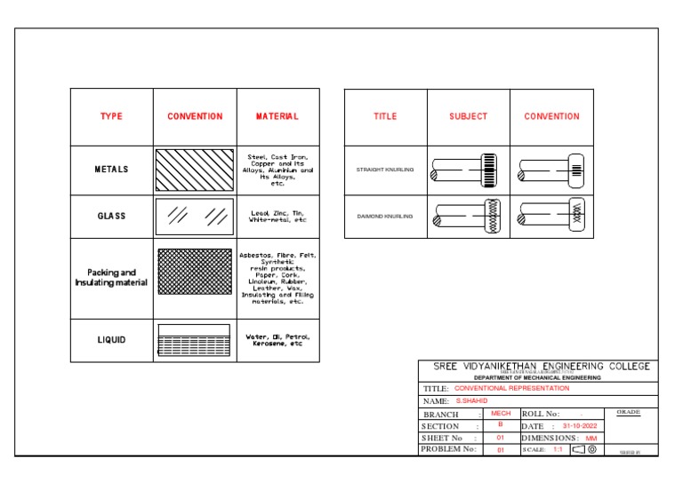 Diamond Knurling Representation Guide | PDF