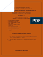 Estrategia de Aprendizaje - 4 Periodo - Quimica y Biologia - 9°.