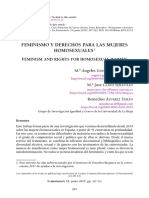 Derechos mujeres homosexuales feminismo