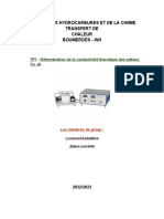 Faculte Des Hydrocarbures Et de La Chimie Transfert de Chaleur Boumerdes - Inh