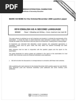 Paper 1 Cambridge IGCSE Nov. 2006:11 MS