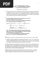 CSC323 Sp2016 QB Module 1 Efficiency of Algorithms