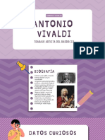 Antonio Vivaldi: Trabajo Artista Del Barrocco
