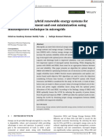 Optimal Sizing of Hybrid Renewable Energy Systems For Reliability Enhancement and Cost Minimization Using Multiobjective Technique in Microgrids