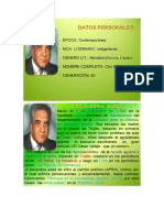 Biografiá de Ciro Alegria Bazan.