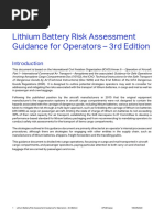 Lithium Battery Transport Guidelines | PDF | Lithium Ion Battery | Lithium