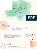 Supervisor de Obra Funciones