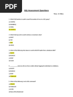 SQL Assessment