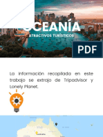 Atractivos Turisticos de Oceanía