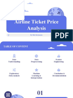 Airline Ticket Price Analysis