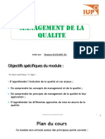 Management de La Qualite Cours 1