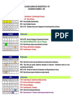 Calendário 2020 Alterado Prudentópolis