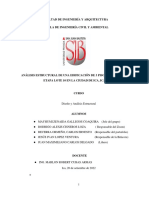 PC1 - Diseño y Analisis Estructural