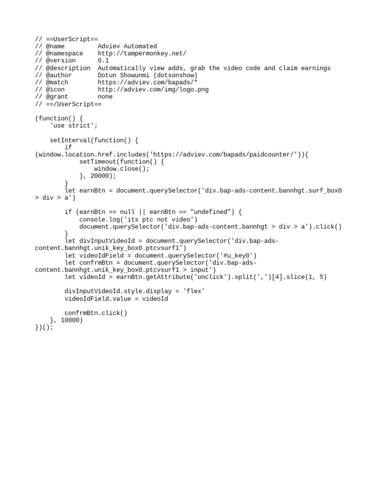 Adviev hack script pdf